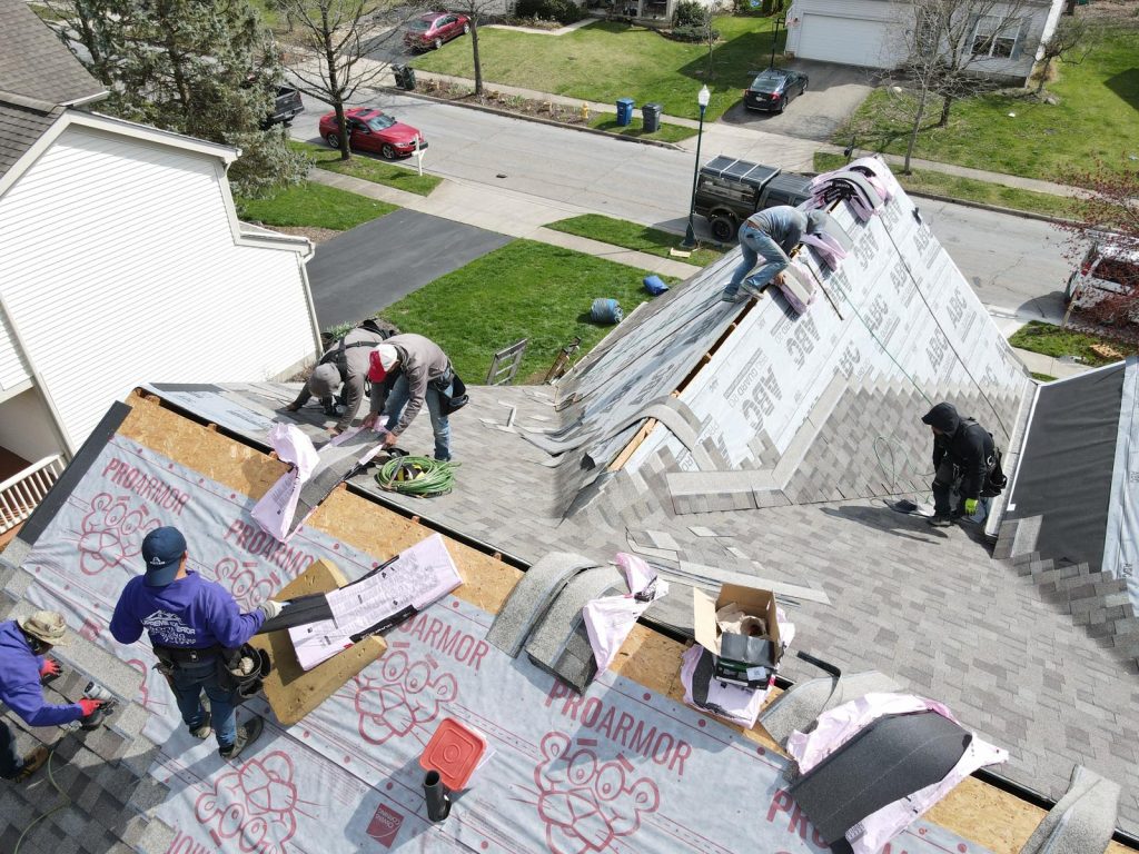 New tear off roof installation project in Columbus OH (17)